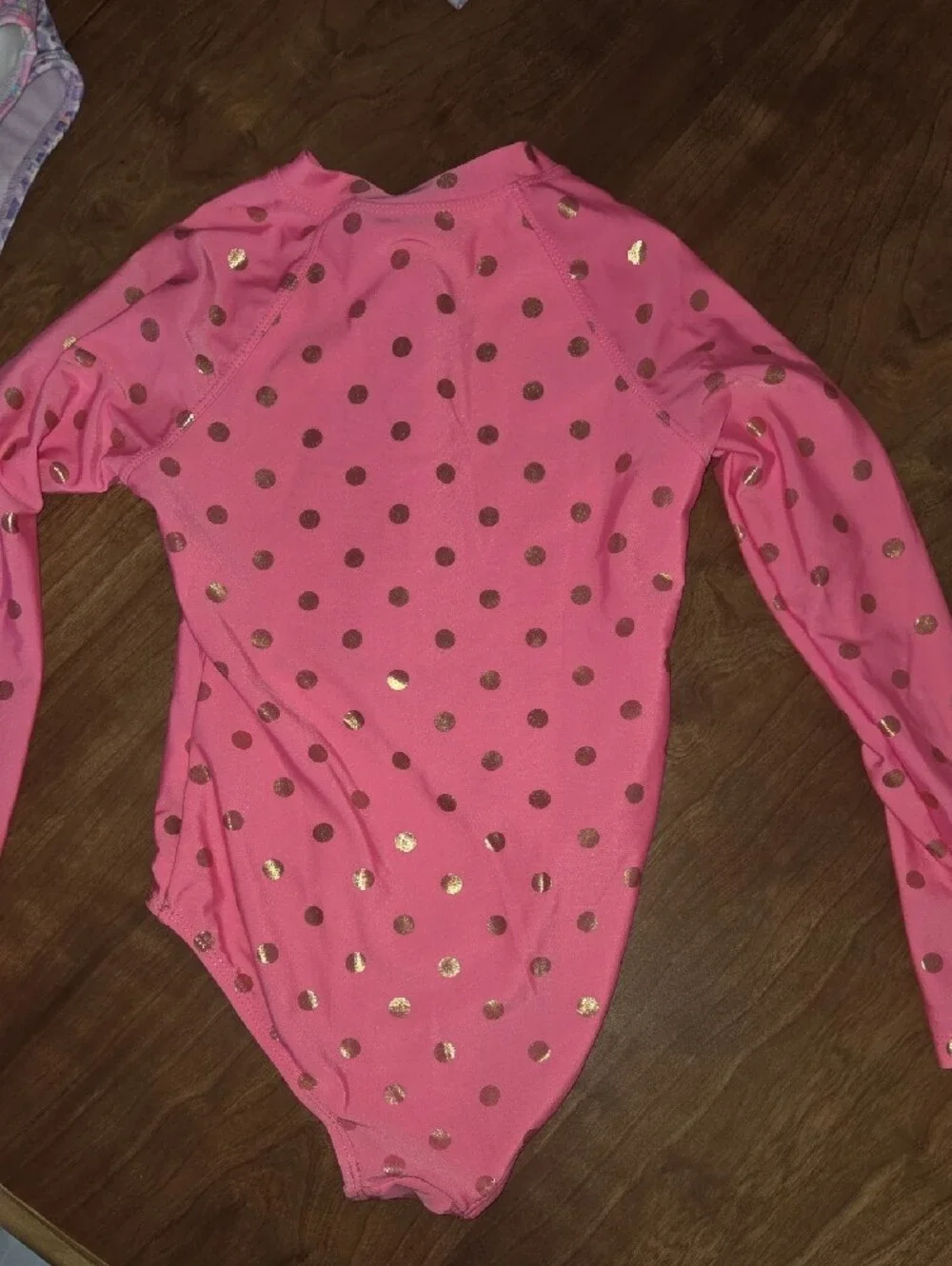 wonder nation Girls Long Sleeve Rashguard Swim Set - Pink, Purple, Multi Floral